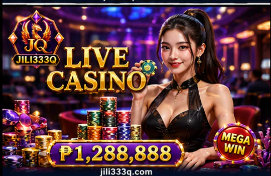 JILI333 live casino table cards with dealer view and limit labels